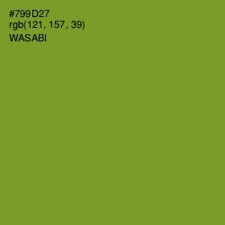 #799D27 - Wasabi Color Image