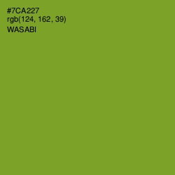 #7CA227 - Wasabi Color Image