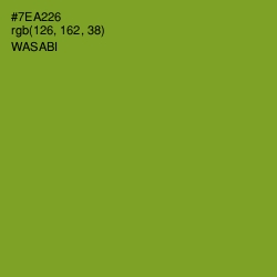 #7EA226 - Wasabi Color Image