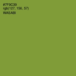 #7F9C39 - Wasabi Color Image
