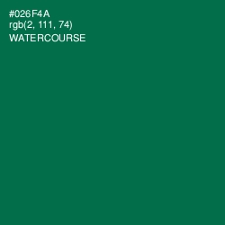 #026F4A - Watercourse Color Image