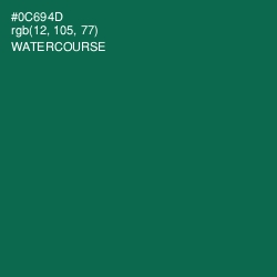 #0C694D - Watercourse Color Image
