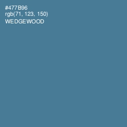 #477B96 - Wedgewood Color Image