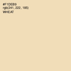 #F1DEB9 - Wheat Color Image