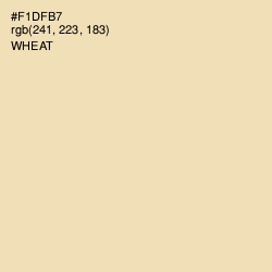 #F1DFB7 - Wheat Color Image