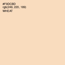 #F9DCBD - Wheat Color Image
