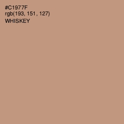 #C1977F - Whiskey Color Image