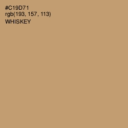 #C19D71 - Whiskey Color Image