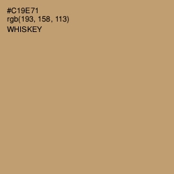 #C19E71 - Whiskey Color Image