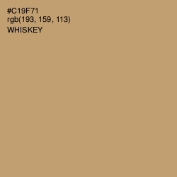 #C19F71 - Whiskey Color Image