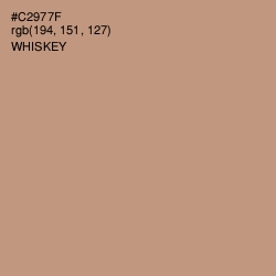 #C2977F - Whiskey Color Image