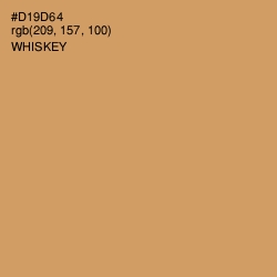 #D19D64 - Whiskey Color Image