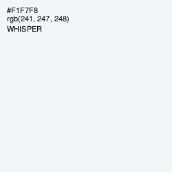 #F1F7F8 - Whisper Color Image