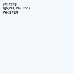 #F1F7FB - Whisper Color Image