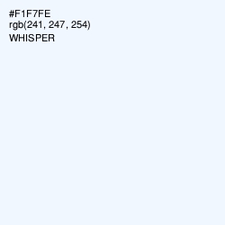 #F1F7FE - Whisper Color Image