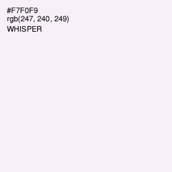 #F7F0F9 - Whisper Color Image
