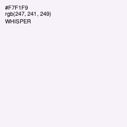 #F7F1F9 - Whisper Color Image