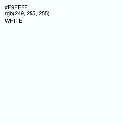 #F9FFFF - White Color Image