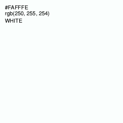 #FAFFFE - White Color Image
