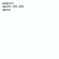 #FBFFFF - White Color Image