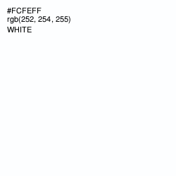 #FCFEFF - White Color Image