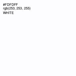 #FDFDFF - White Color Image