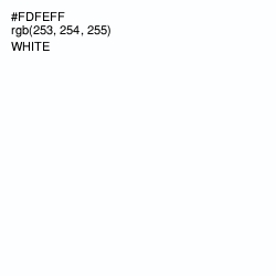 #FDFEFF - White Color Image
