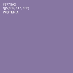 #8775A2 - Wisteria Color Image