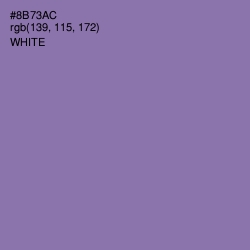 #8B73AC - Wisteria Color Image