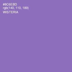 #8C6EBD - Wisteria Color Image