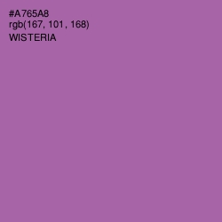 #A765A8 - Wisteria Color Image