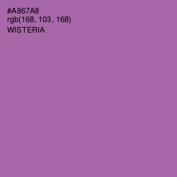 #A867A8 - Wisteria Color Image