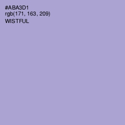 #ABA3D1 - Wistful Color Image