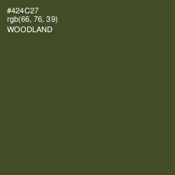 #424C27 - Woodland Color Image