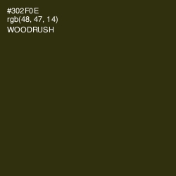 #302F0E - Woodrush Color Image