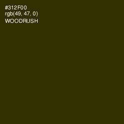 #312F00 - Woodrush Color Image