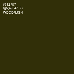 #312F07 - Woodrush Color Image