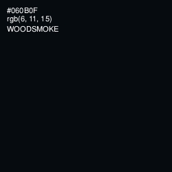 #060B0F - Woodsmoke Color Image