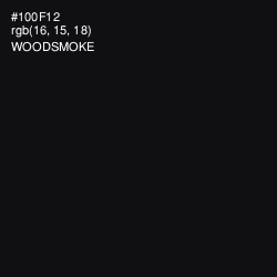 #100F12 - Woodsmoke Color Image