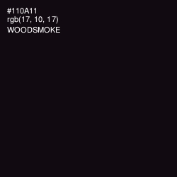 #110A11 - Woodsmoke Color Image