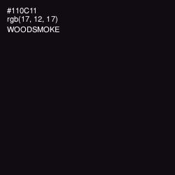 #110C11 - Woodsmoke Color Image