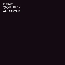 #140A11 - Woodsmoke Color Image