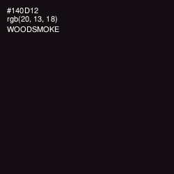 #140D12 - Woodsmoke Color Image