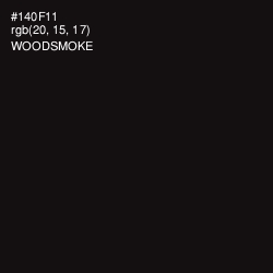 #140F11 - Woodsmoke Color Image