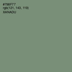 #798F77 - Xanadu Color Image