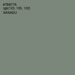 #7B877A - Xanadu Color Image