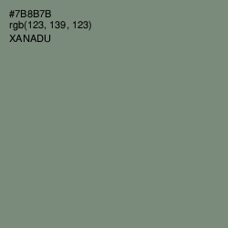 #7B8B7B - Xanadu Color Image