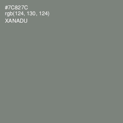 #7C827C - Xanadu Color Image
