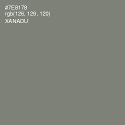 #7E8178 - Xanadu Color Image