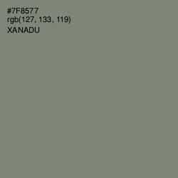 #7F8577 - Xanadu Color Image